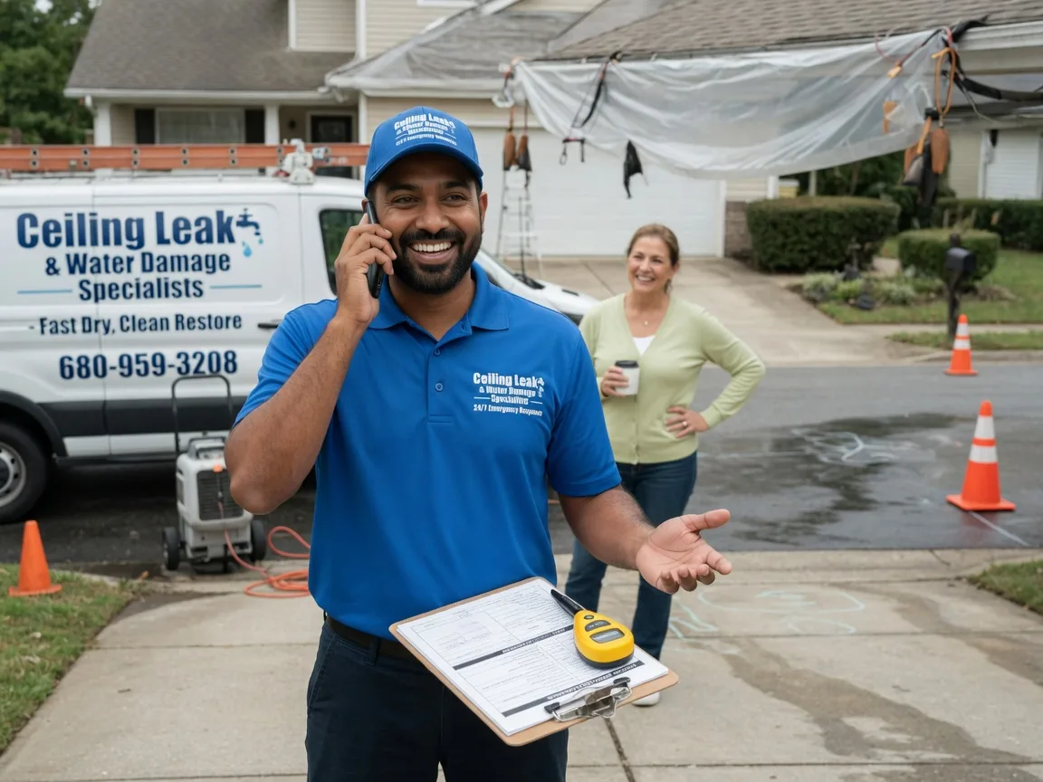 Ceiling Leak Cleanup Kulpmont, PA FAQs